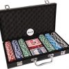 Poker kufrík leather 300