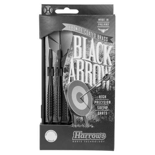 Šípky Harrows Black Arrows soft 16g Šípky Harrows Black Arrows soft 16g