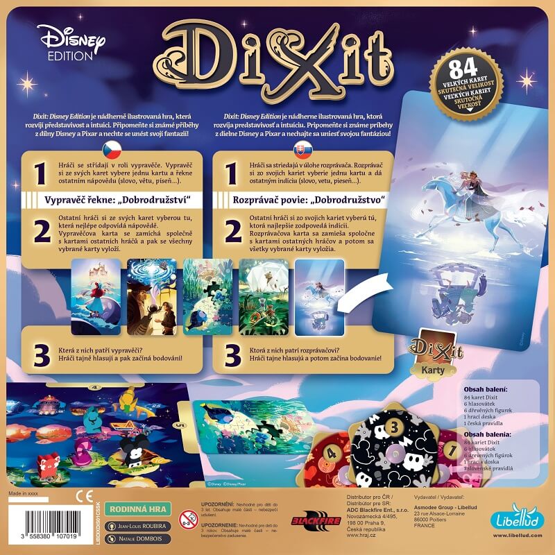 Dixit Disney CZ+promo pack