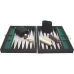 Backgammon čierny 34,5 x 17 cm