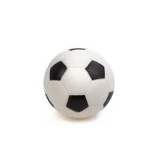 Futbalová loptička čierno-biela