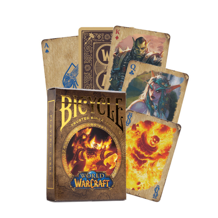 Bicycle World of Warcraft Classic standard pokrové karty