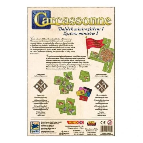 Carcassonne: Balíček minirozšírení 1 Carcassonne: Balíček minirozšírení 1