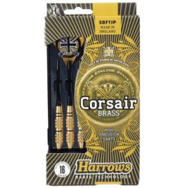 Šípky Harrows Corsair soft 16g black