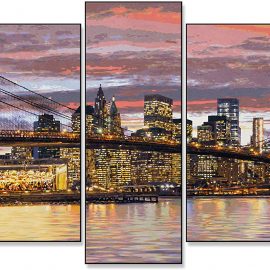 New York za úsvitu (72 x 132cm)