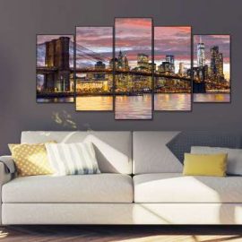 New York za úsvitu (72 x 132cm)