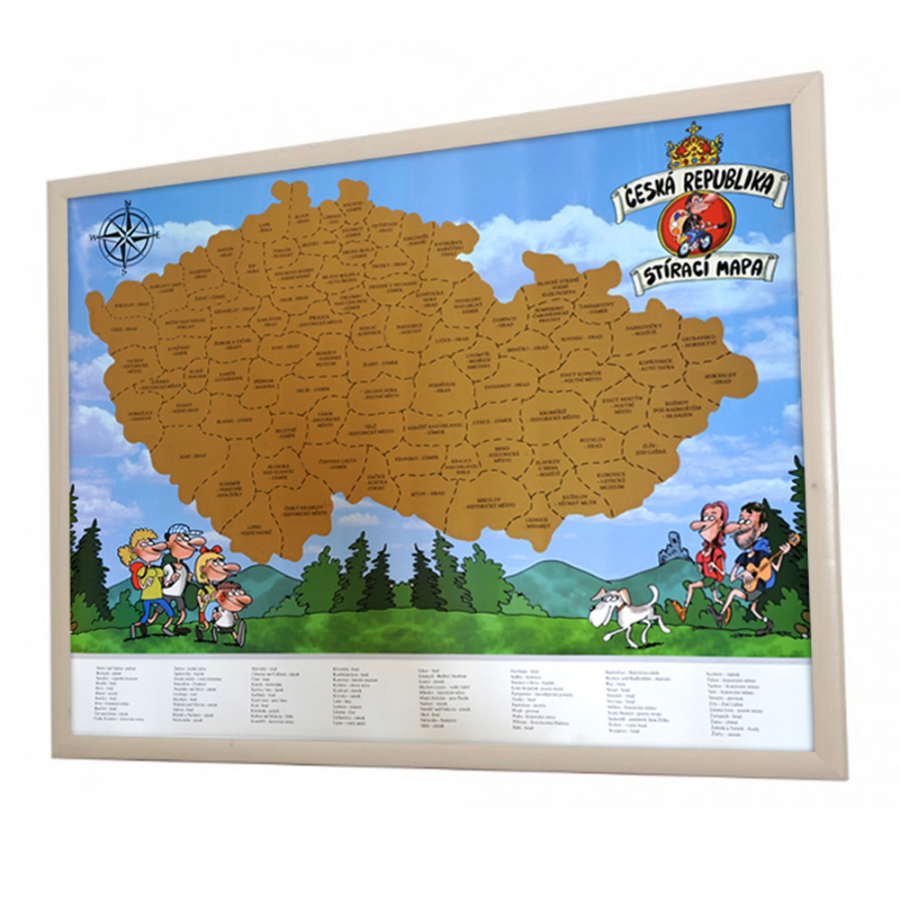 Stieracia mapa Česko