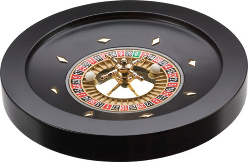 Drevená ruleta 36cm black