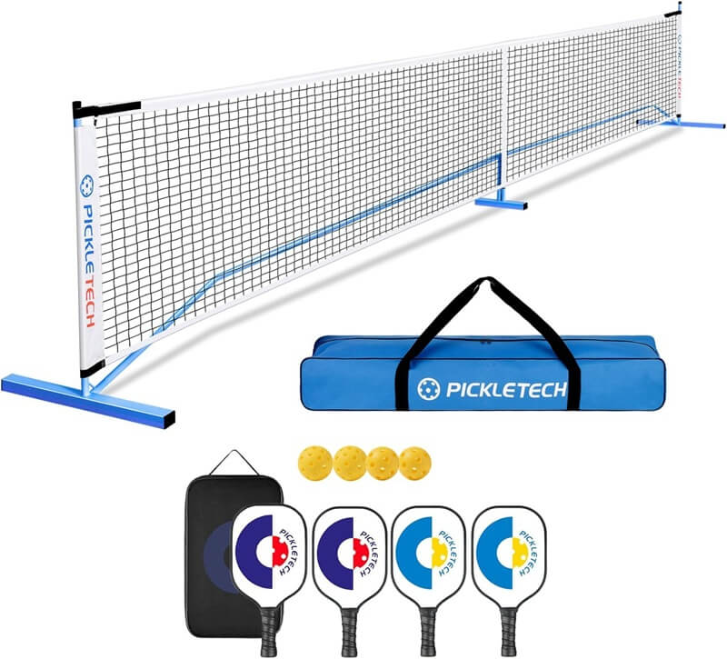 Pickleball set blue