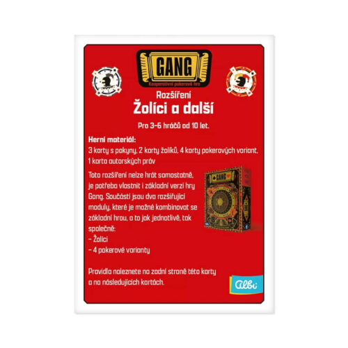 Gang - rozšíření Žolíci Gang - rozšíření Žolíci