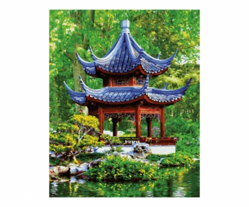 Pagoda v japonskej záhrade