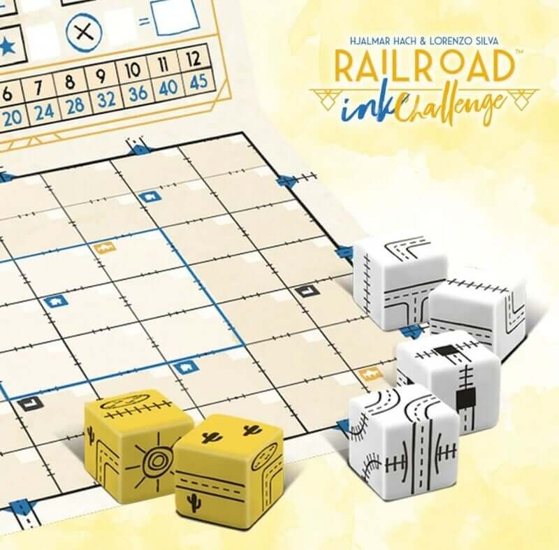 Railroad Ink - Žltá edícia svižná spoločenská hra