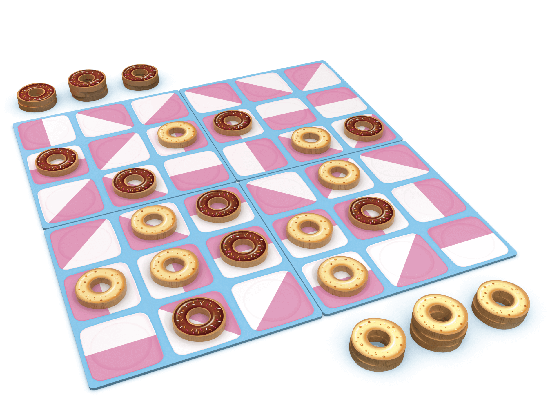 Donuty piškvorková hra