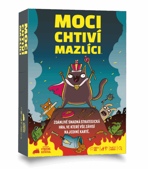 Mocichtiví mazlíci Mocichtiví mazlíci kartová hra