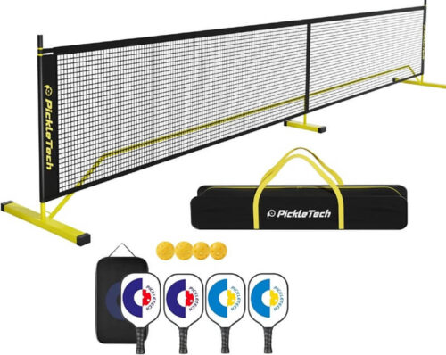 Pickleball set yellow