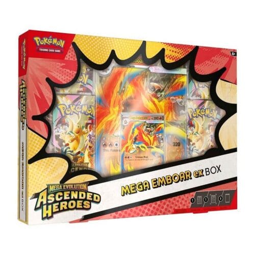Pokémon: Ascended Heroes Mega Emboar EX box Pokémon: Ascended Heroes Mega Emboar EX box