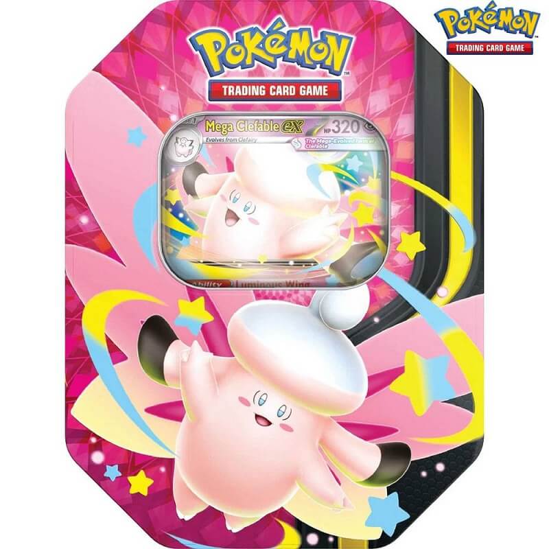 Pokémon: Mega Moonlit Tin Mega Clefable Ex