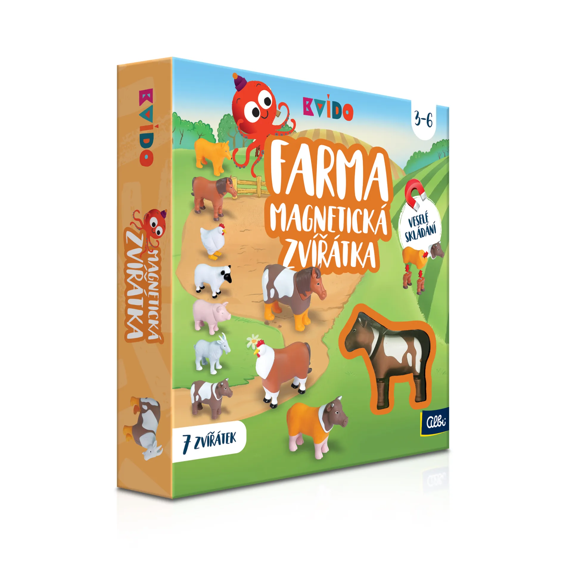 Kvído - magnetické zvieratká Farma